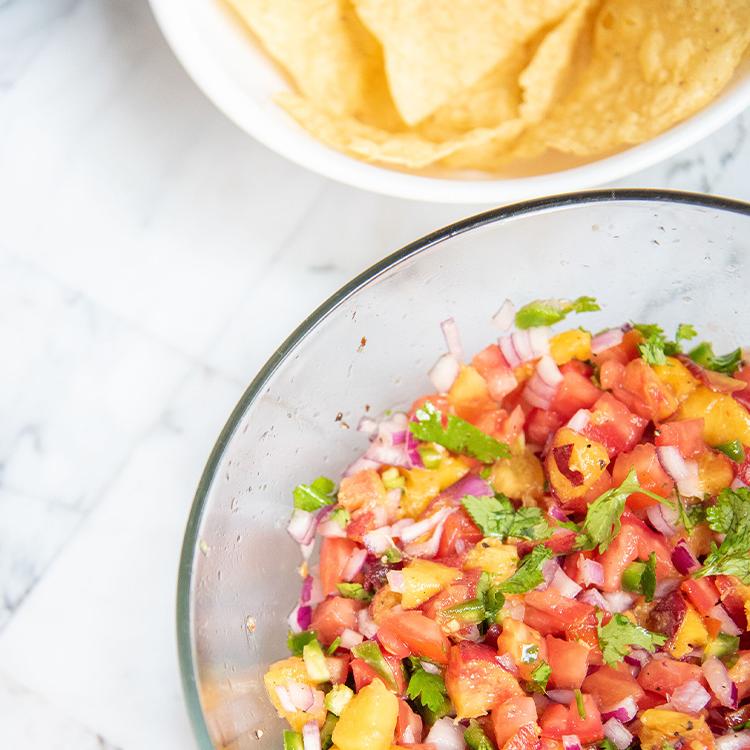 Fresh Georgia Peach Salsa